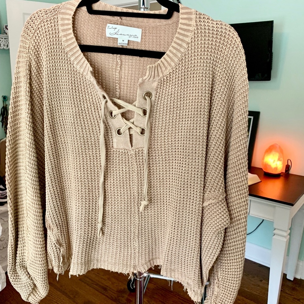 Tan sweater